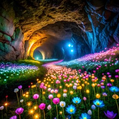 Wall Mural - colorful fantasy landscape