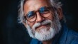 © Juan - Portrait of a senior man with glasses and a beard