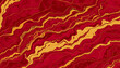 © SusDmi - Maroon gold abstract texture marble pattern liquid ink paint, retro style, with white tones