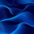 © Zahra - Blue neon illustration background with soft and elegant waves. Premium design for wallpaper, banner, poster.