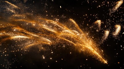 Wall Mural - close-up of explosive firework blast, perfect for celebrations and festive scenes