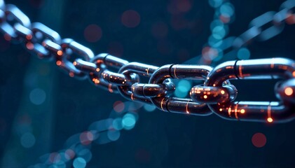 Strong chain connecting data in futuristic cyberspace