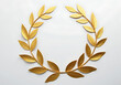 © Galeno - golden laurel wreath cut multiple pieces decoration