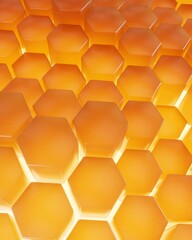 3d honeycomb background