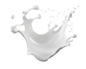Aufkleber - High-Quality PNG milk splash Isolated on White Background – High Resolution