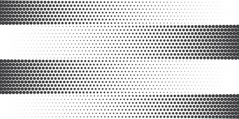 Wall Mural - dotted gradient halftone line background. horizontal seamless dots pattern in pop art style