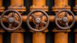 © NATTAWUT - Industrial Steel Infrastructure with Rusty Pipes and Valves in an Industrial Plant Environment