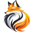 © aritha - A stylized illustration of a fox with flowing fur in vibrant orange and black colors.