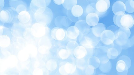 Blue bokeh background
