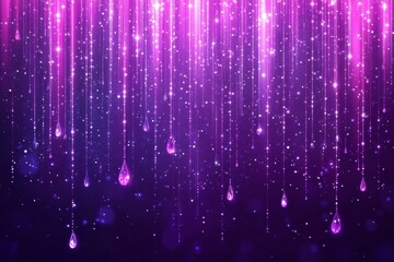 sparkling purple rain background