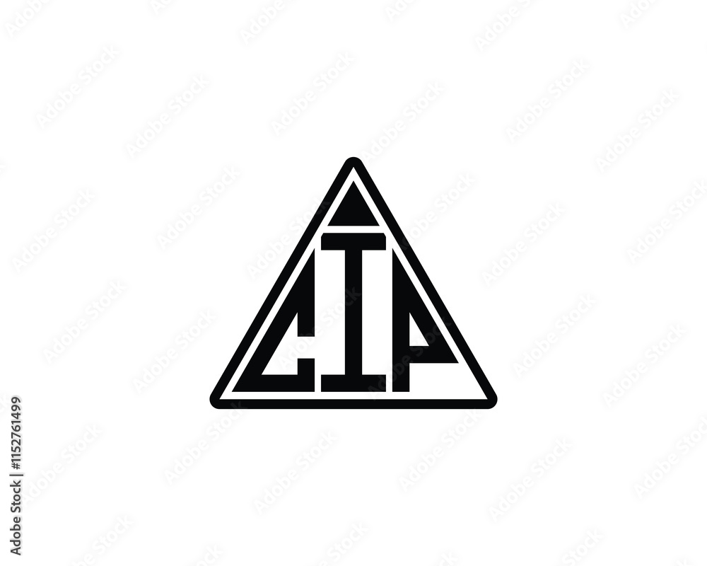 CIP logo design vector template. CIP Stock Vector | Adobe Stock