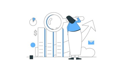 Seeking development Animated Illustration