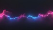 © Big9869 - Neon Lightning Streaks Across Dark Cloudscape