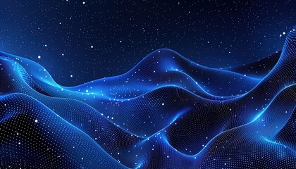 blue background with stars