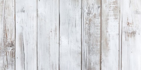 Wall Mural - Soft wood surface in a whitewashed finish creates a versatile background texture, ideal for various creative projects. This white wood texture offers a clean and natural aesthetic.