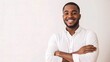 © WS Studio 1985 - Handsome African American Man with Crossed Hands and Smile