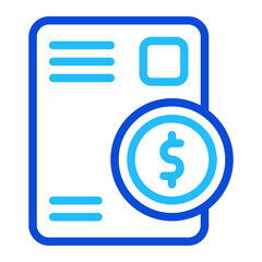 Sticker - Invoice Duoline Icon