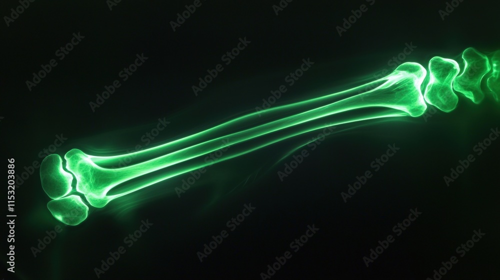 X-ray showing a greenstick fracture in the radius and ulna of a child ...