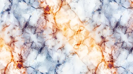 A swirled marble pattern with blue, white, and orange hues.