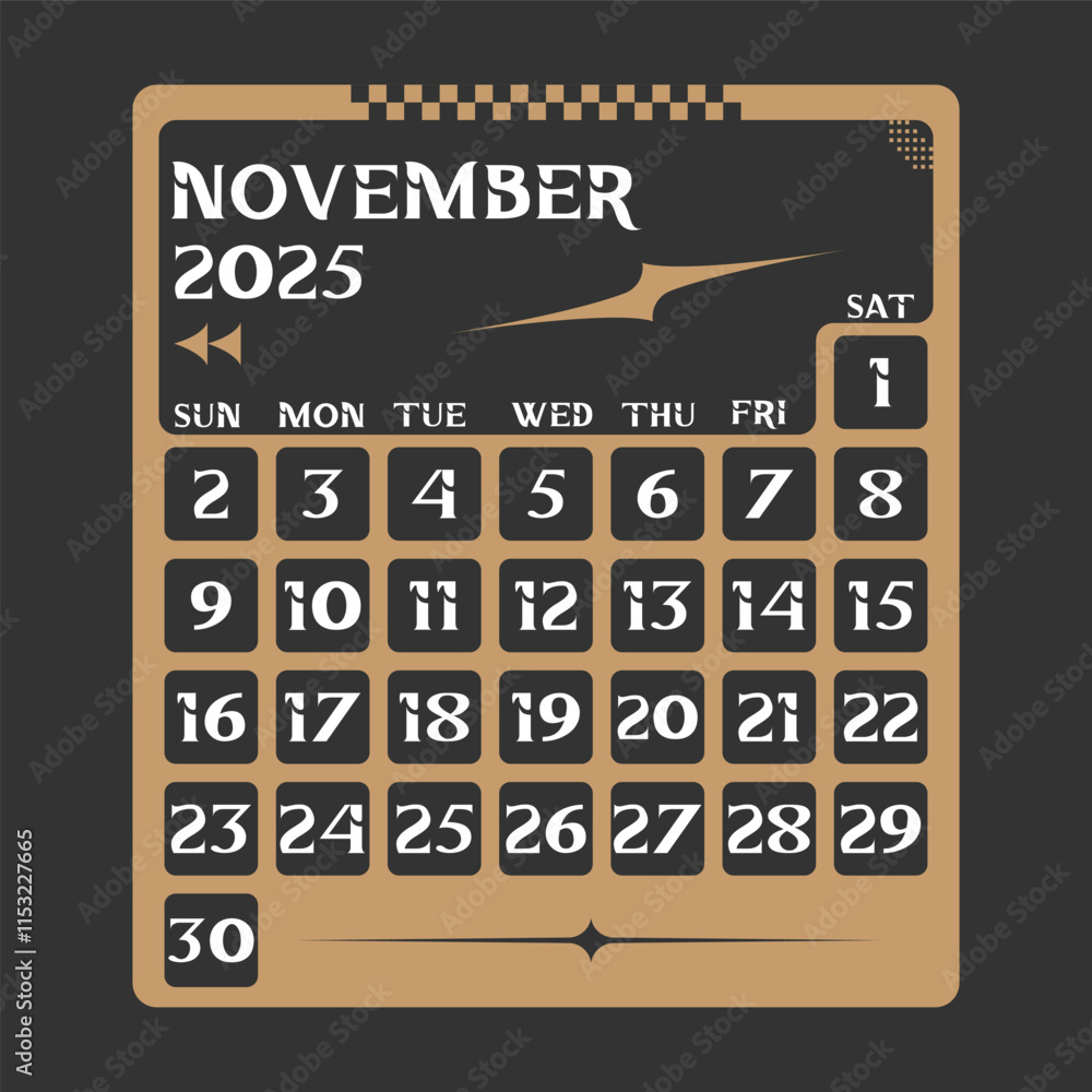 letter-calendar-for-november-2025-the-week-begins-on-sunday-time