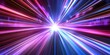 © Yan - A burst of brilliant light with vibrant pink, blue, and purple streaks radiating outward, creating a sense of dynamic motion. Concept Vibrant Color Explosion, Dynamic Motion, Light and Energy