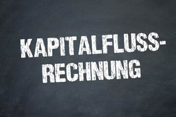 Wall Mural - Kapitalflussrechnung	
