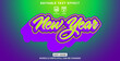 © ilhamnfs - Editable text effect new year 2025 style