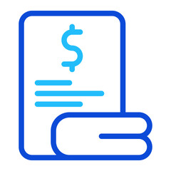 Sticker - Invoice Duoline Icon