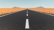 © Narongsag - Open Road  Desert Highway  Journey  Asphalt  Travel  Landscape