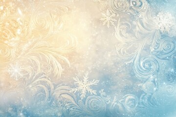 Poster - Frost patterns create intricate winter doodles on glass reflecting seasonal textures and colors during chilly mornings. Generative AI