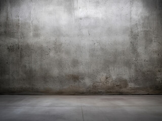 Poster - Textured and grungy concrete wall ideal for backgrounds or texture designs