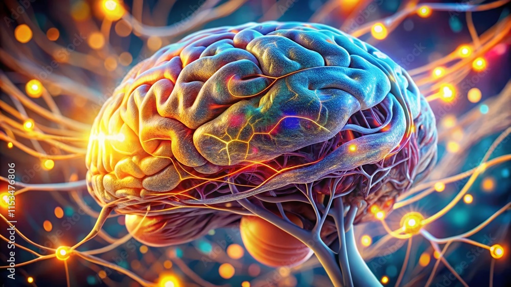 High-Resolution MRI Brain Scan: Detailed Close-Up of Neural Structures ...