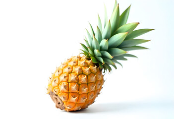 pineapple on white background