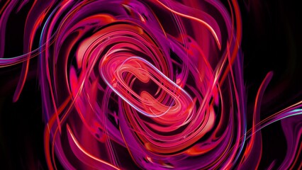 Wall Mural - Abstract glossy twirl background