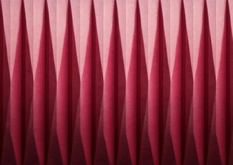 Wall Mural - Abstract red pleated texture background. (1)