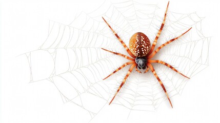 Spider Web Corner Vector Illustration for Design Projects