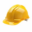 © Sathaporn - Yellow safety hard hat isolated on transparent background Generative Ai.