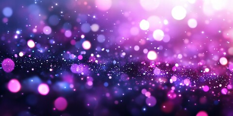 Wall Mural - violet shiny background featuring an enchanting space scene filled with sparkles. this violet shiny 