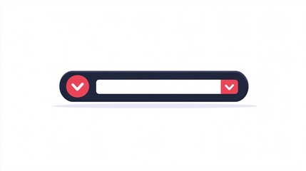 Sleek Search Bar for Modern Interfaces