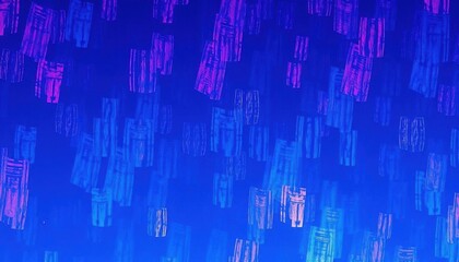 Wall Mural - colorful lights on a dark blue background