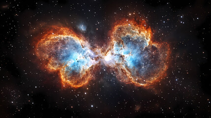 nebulosa spaziale. nebulosa. illustration