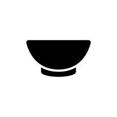 Canvas Print - Empty bowl icon design illustration