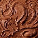 Dark chocolate mocca mousse dessert texture