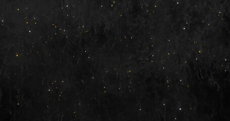 Wall Mural - dark background with scattered luminous particles and ethereal smoke trails - mysterious and wondero