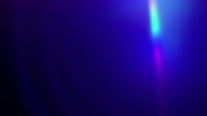 Wall Mural - vertical blue light leak loop: a vibrant vertical beam of blue light creates a striking light leak e