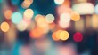 © Paradox - Blurred bright glowing lights of district in megapolis under dusk sky in evening on blurred background