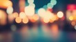 © Paradox - Blurred bright glowing lights of district in megapolis under dusk sky in evening on blurred background