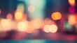 © Paradox - Blurred bright glowing lights of district in megapolis under dusk sky in evening on blurred background