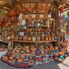 souvenir shop at the market