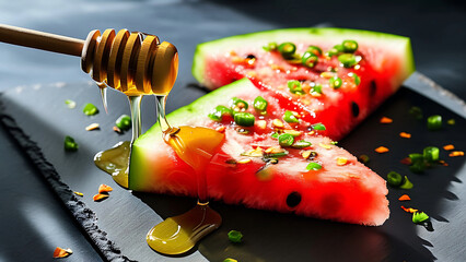 Wall Mural - Sweet & Spicy Watermelon, Refreshing Summer Treat